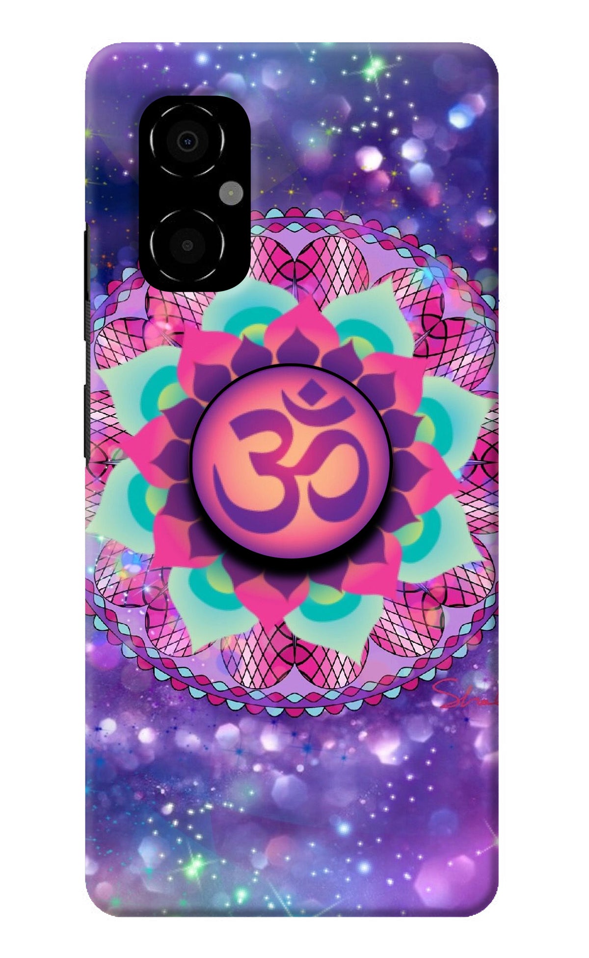 Om Purple Poco M4 5G Pop Case