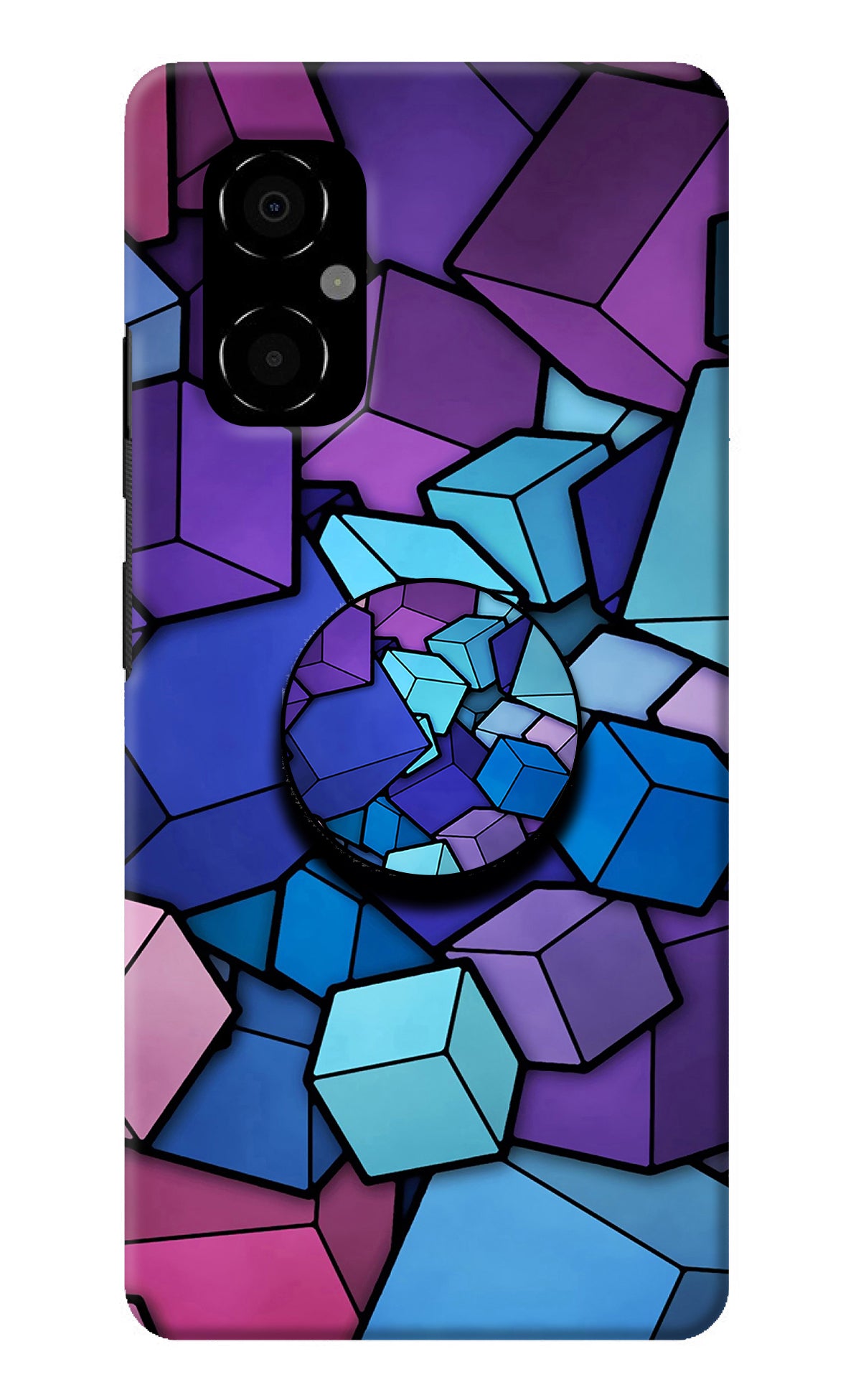 Cubic Abstract Poco M4 5G Pop Case