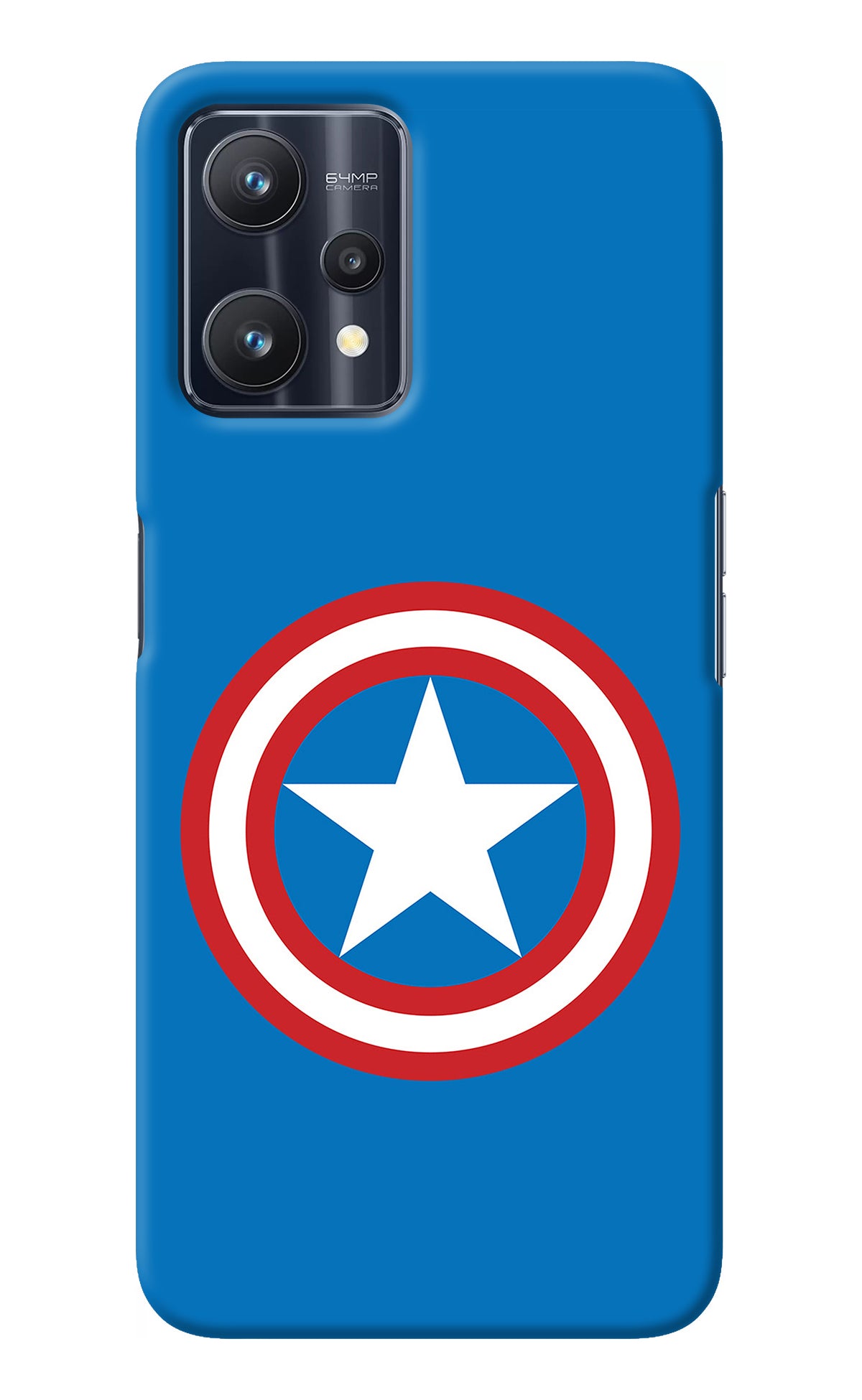 Captain America Logo Realme 9 Pro 5G Back Cover