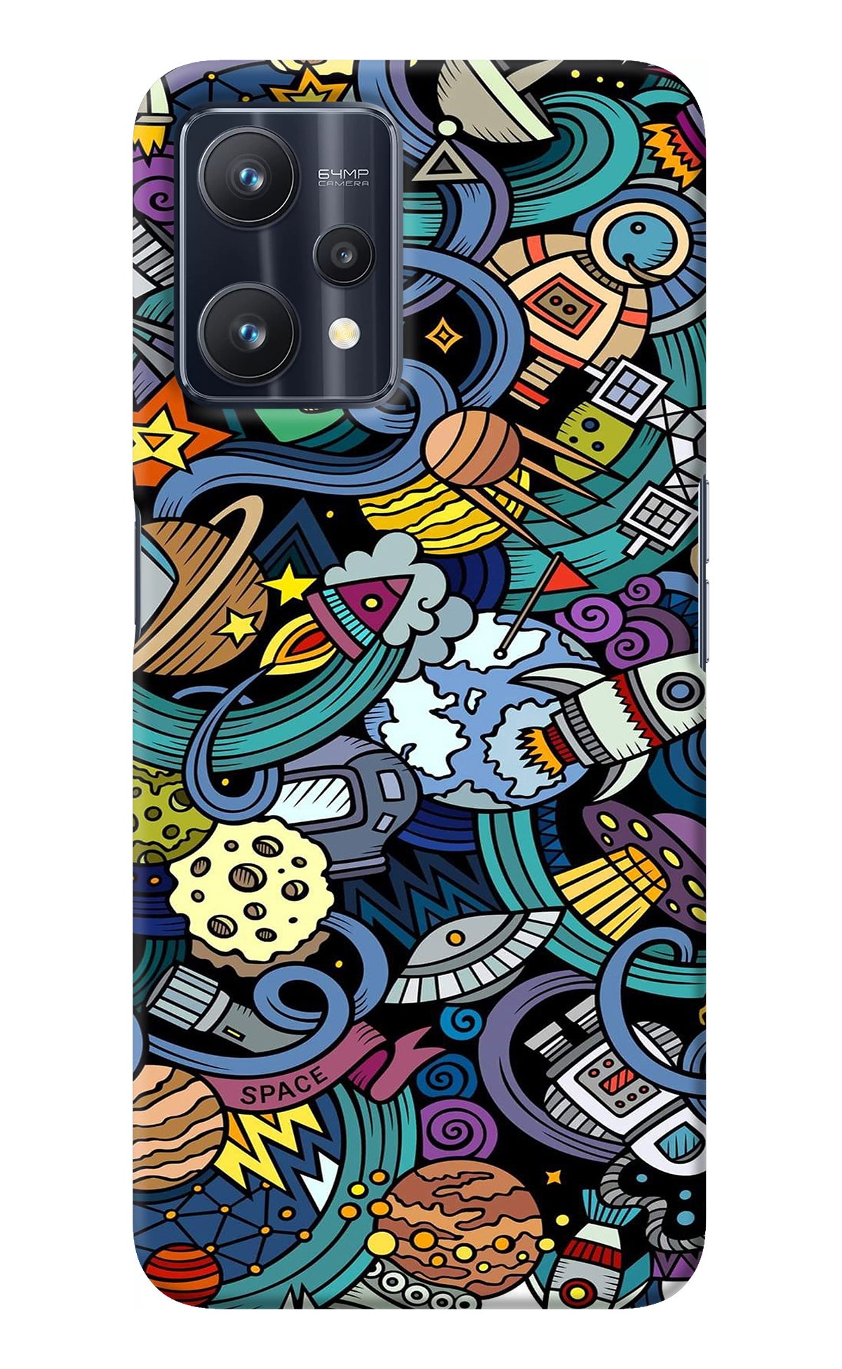 Space Abstract Realme 9 Pro 5G Back Cover