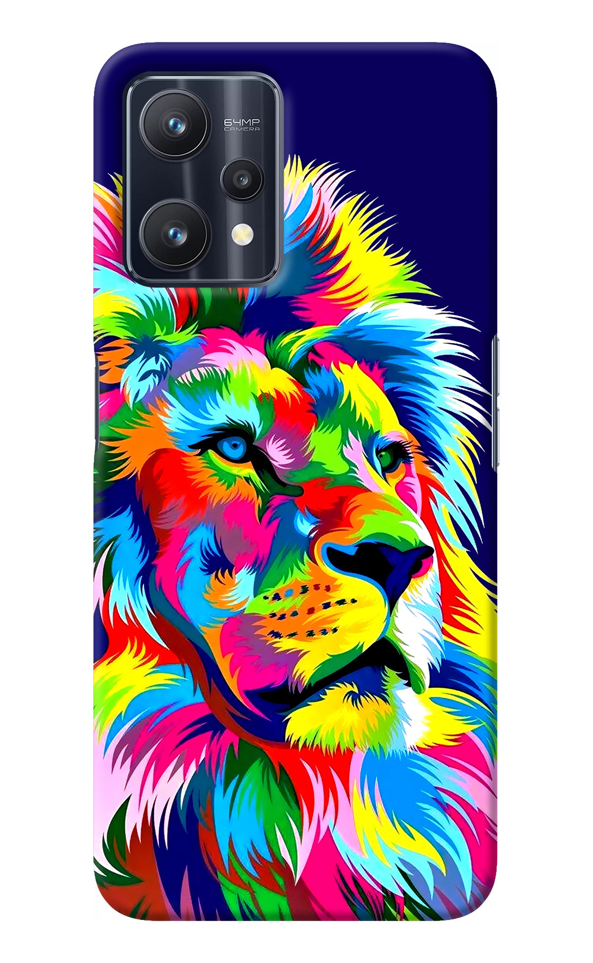 Vector Art Lion Realme 9 Pro 5G Back Cover