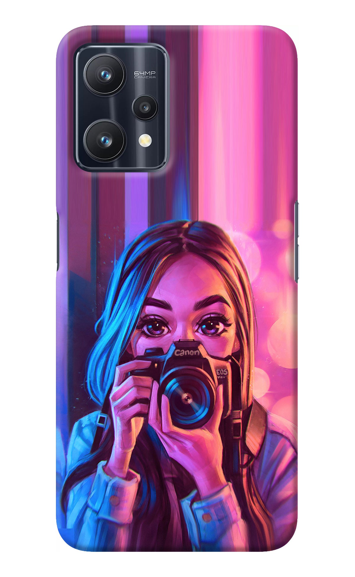 Girl Photographer Realme 9 Pro 5G Back Cover