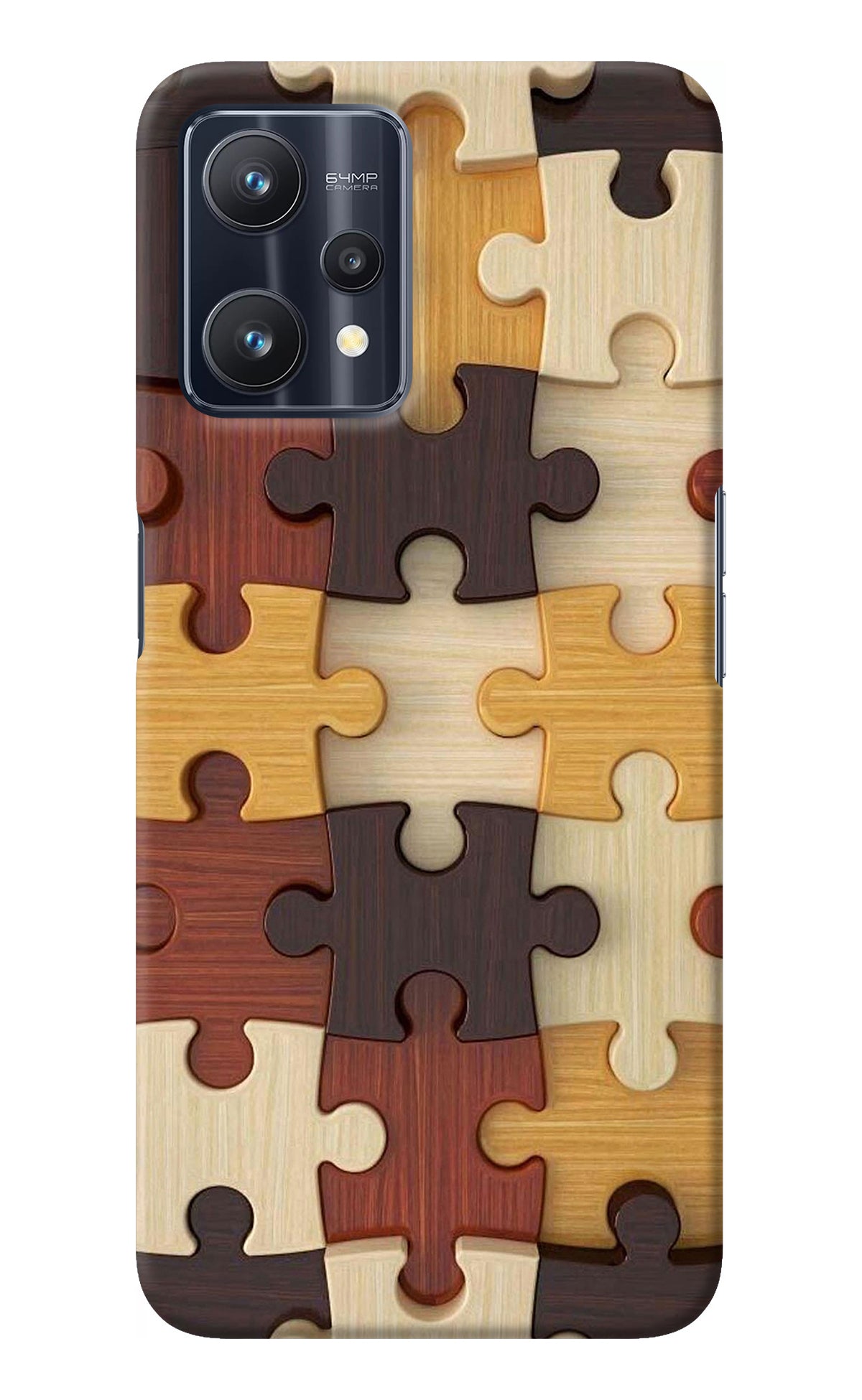 Wooden Puzzle Realme 9 Pro 5G Back Cover