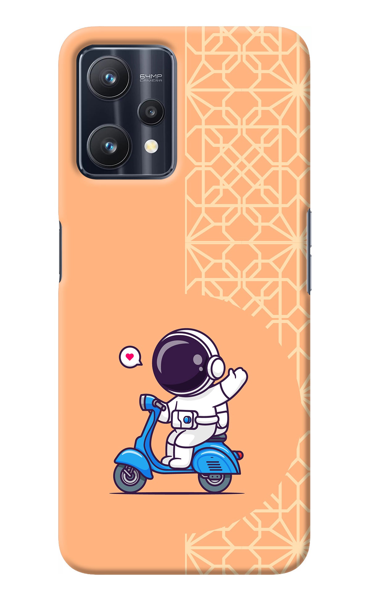 Cute Astronaut Riding Realme 9 Pro 5G Back Cover