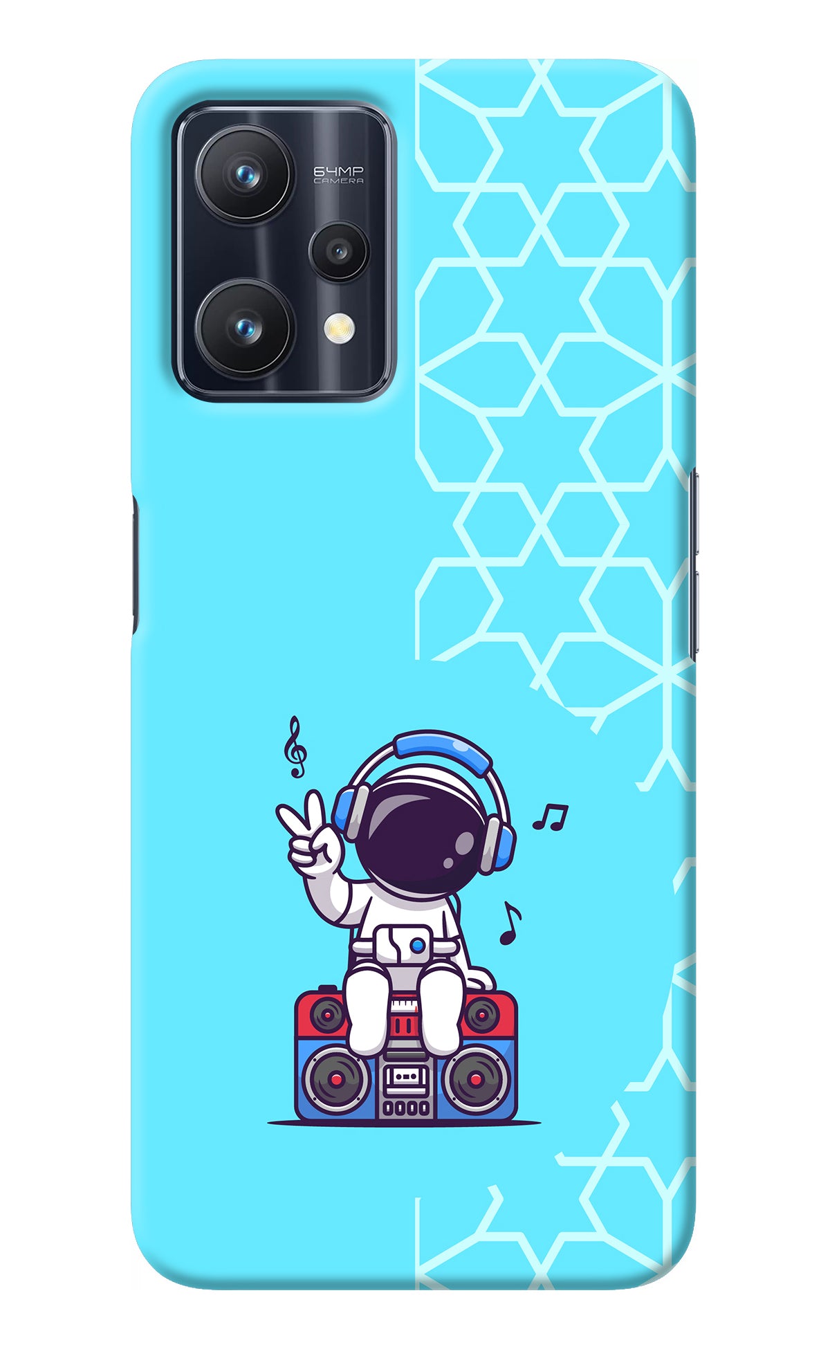 Cute Astronaut Chilling Realme 9 Pro 5G Back Cover