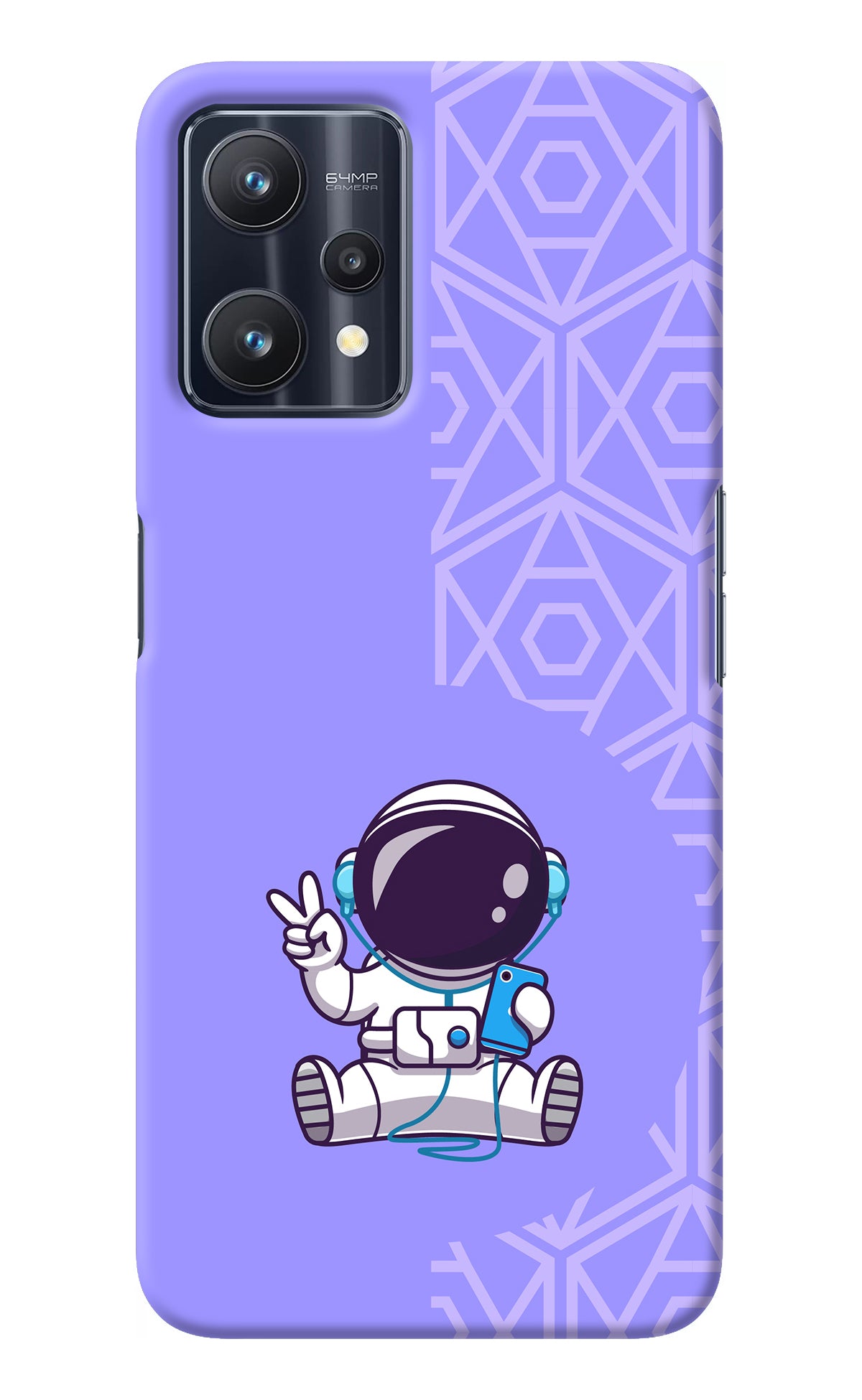 Cute Astronaut Chilling Realme 9 Pro 5G Back Cover