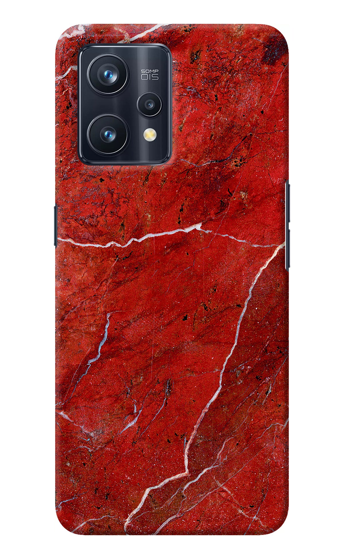 Red Marble Design Realme 9 Pro+ 5G Back Cover