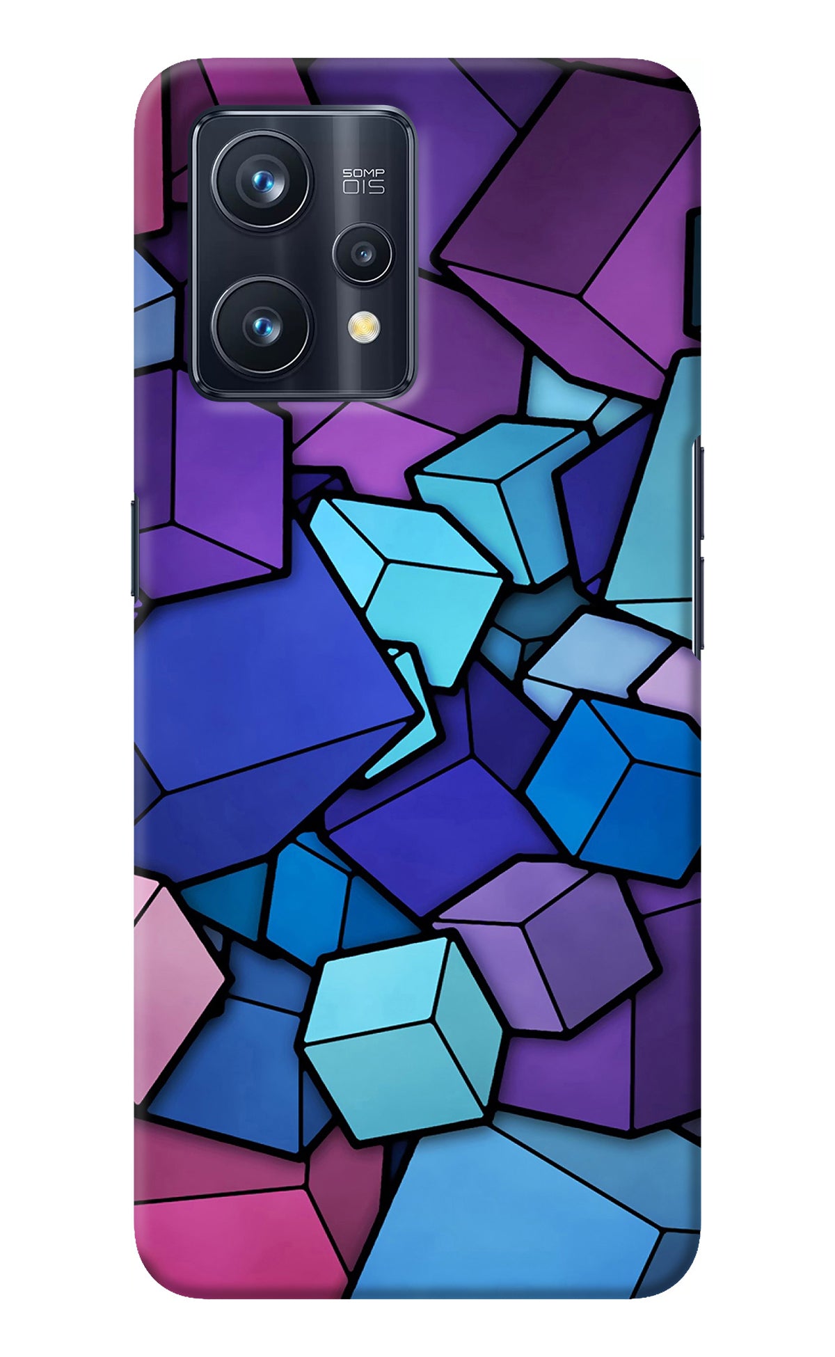 Cubic Abstract Realme 9 Pro+ 5G Back Cover