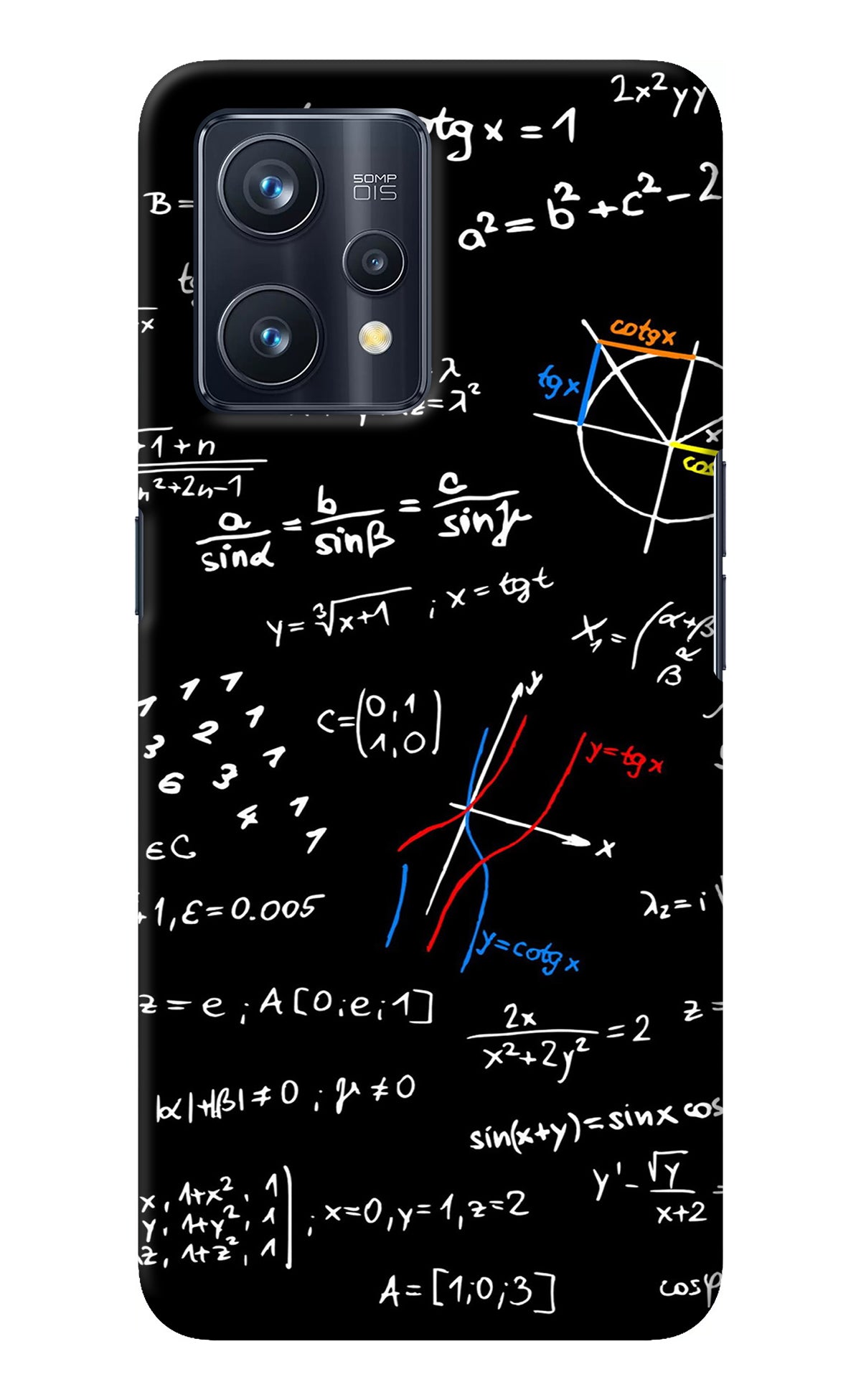 Mathematics Formula Realme 9 Pro+ 5G Back Cover