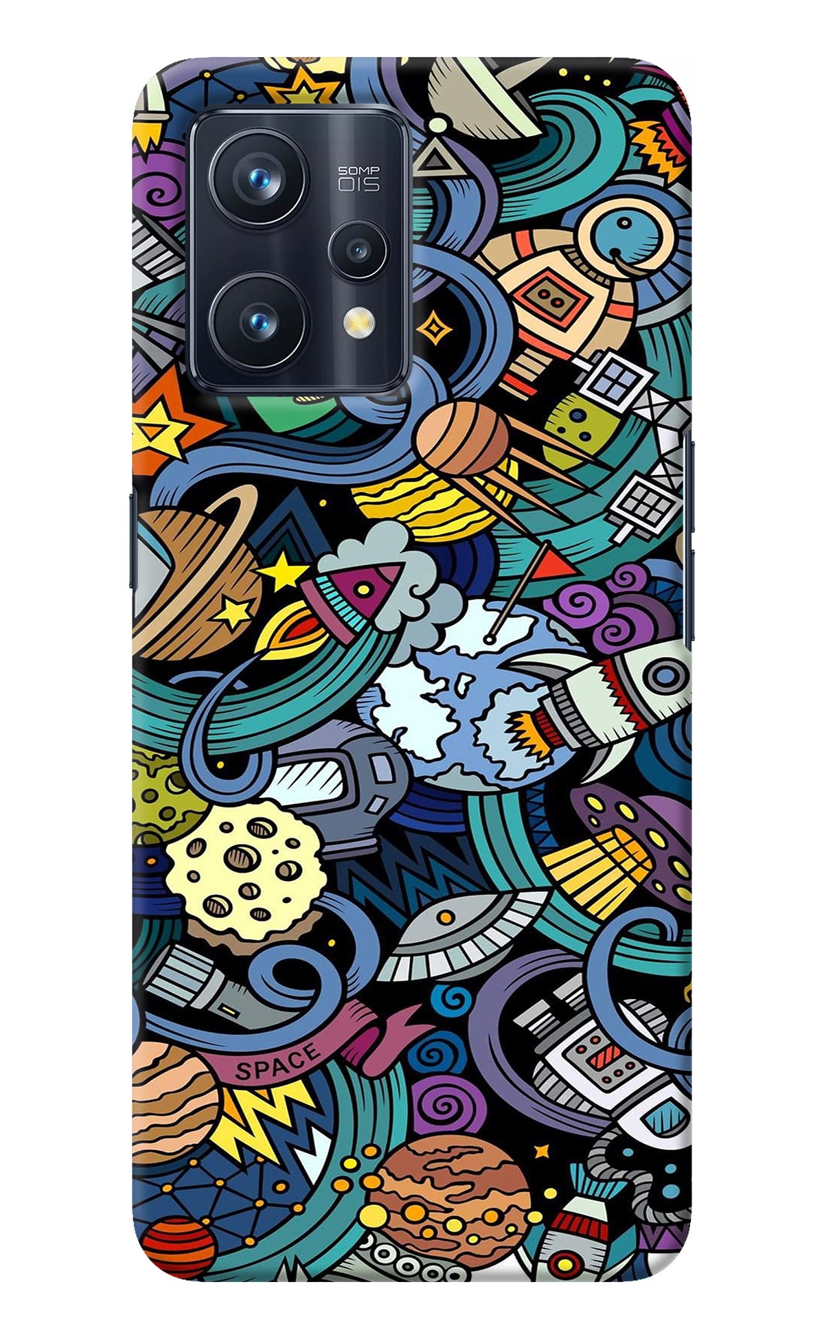 Space Abstract Realme 9 Pro+ 5G Back Cover