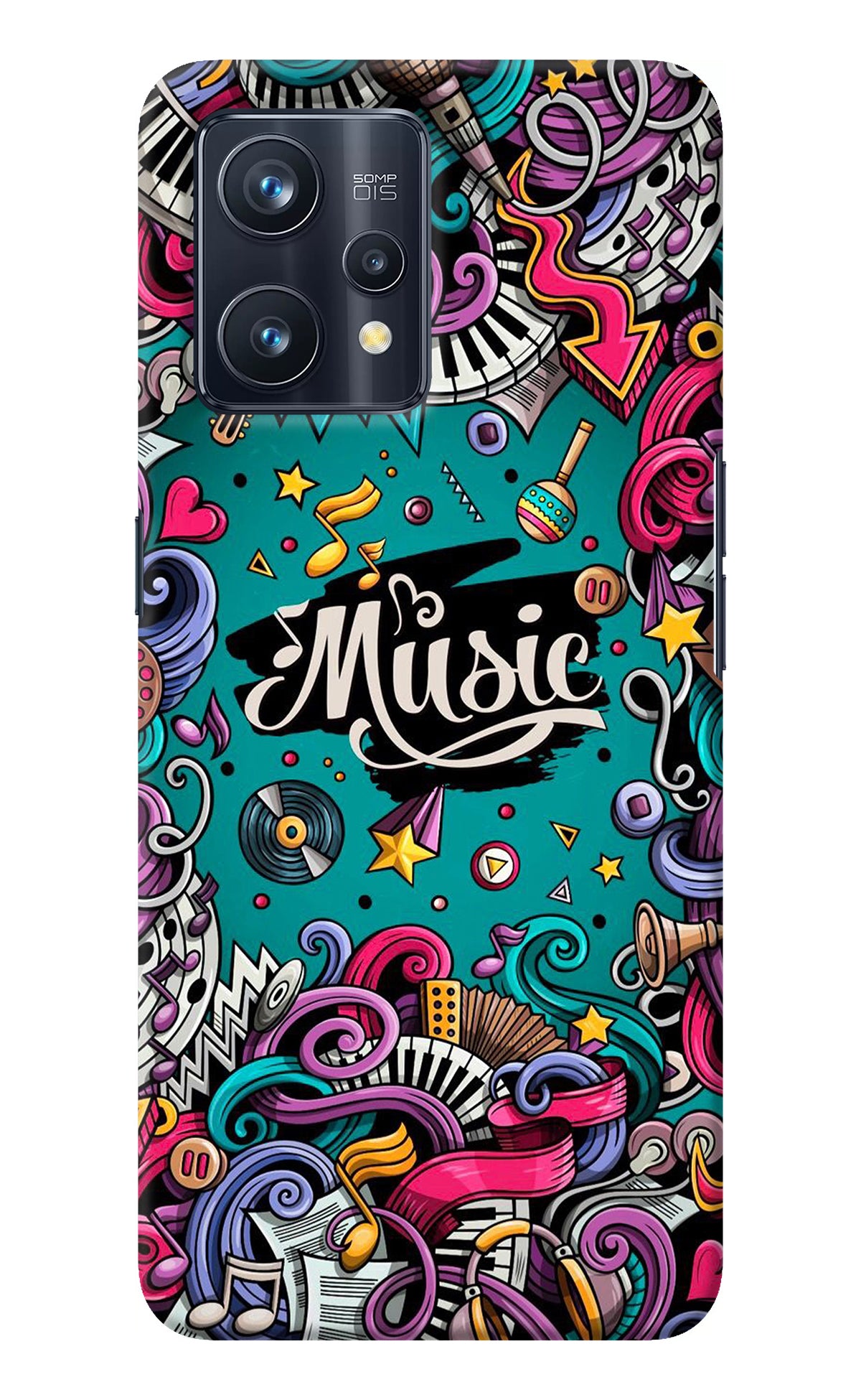 Music Graffiti Realme 9 Pro+ 5G Back Cover