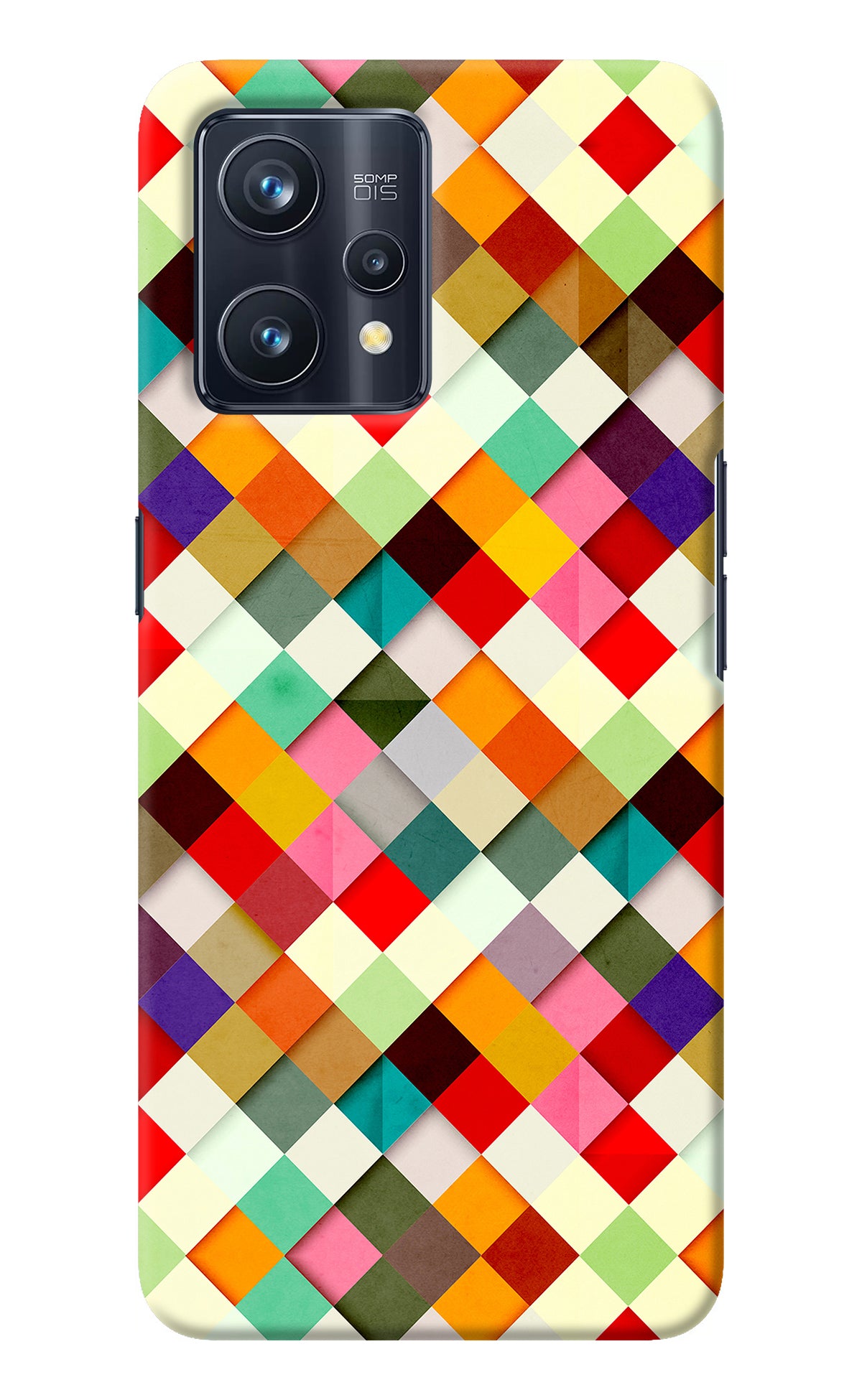 Geometric Abstract Colorful Realme 9 Pro+ 5G Back Cover