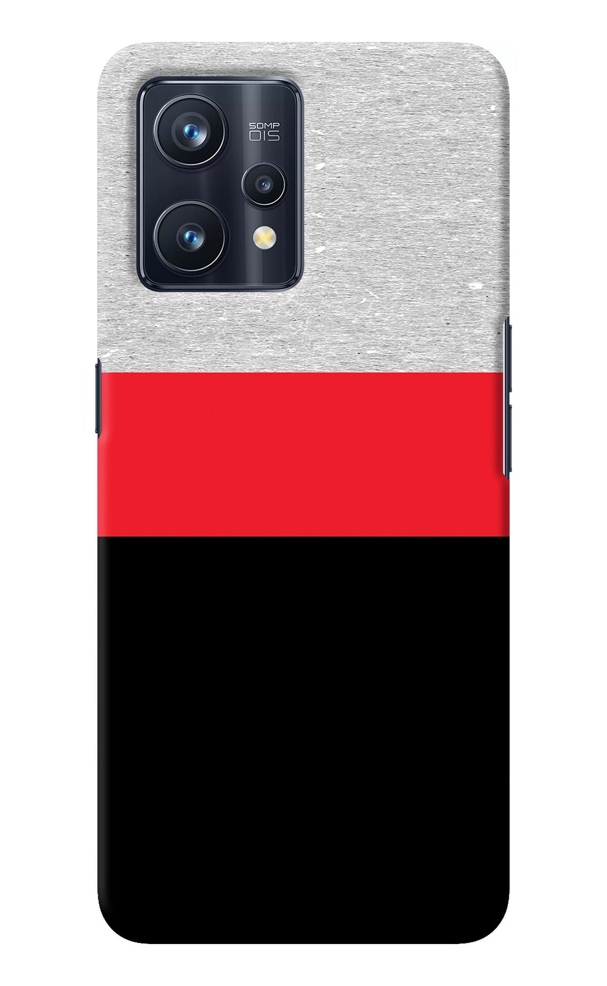 Tri Color Pattern Realme 9 Pro+ 5G Back Cover