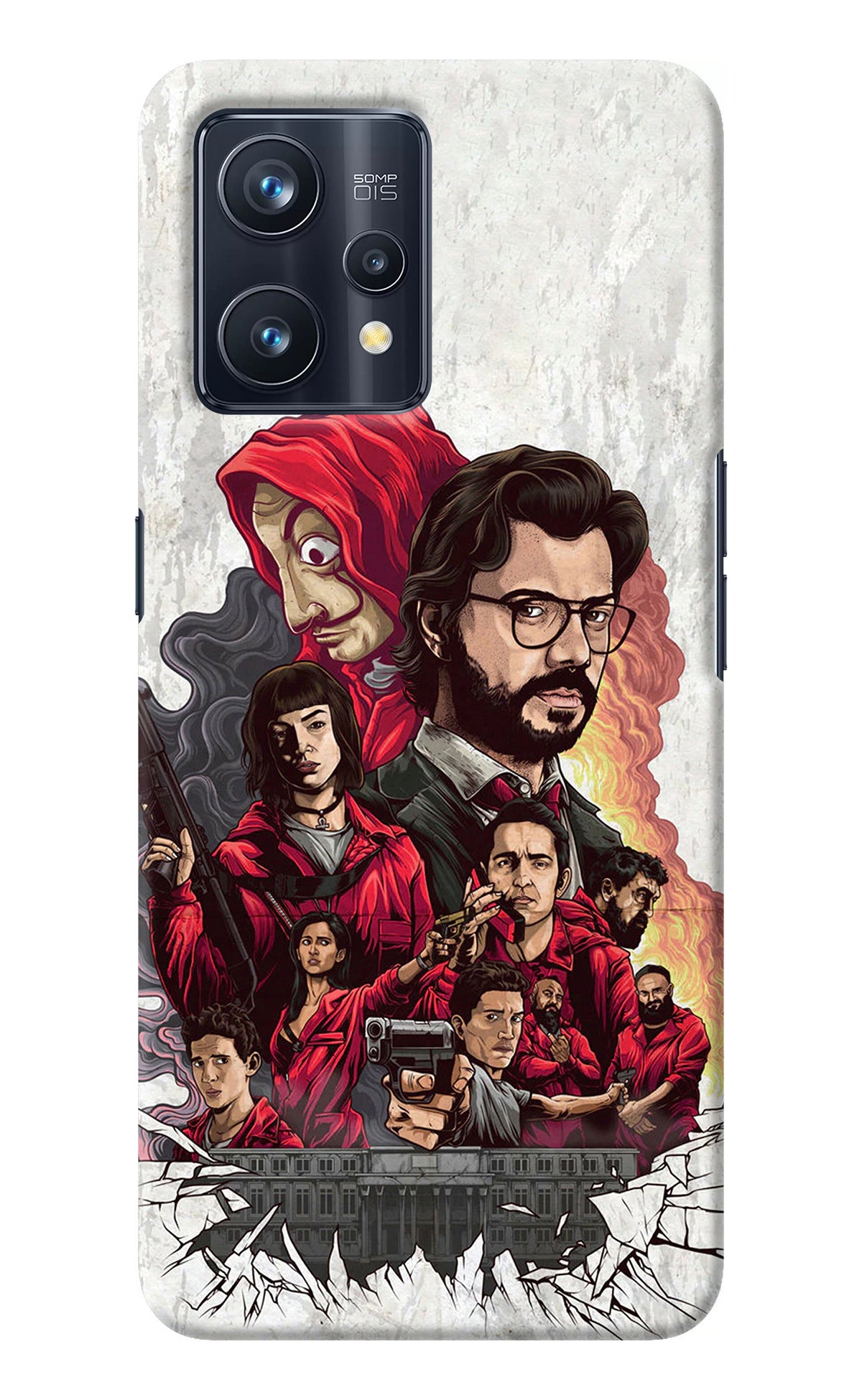 Money Heist Artwork Realme 9 Pro+ 5G Back Cover