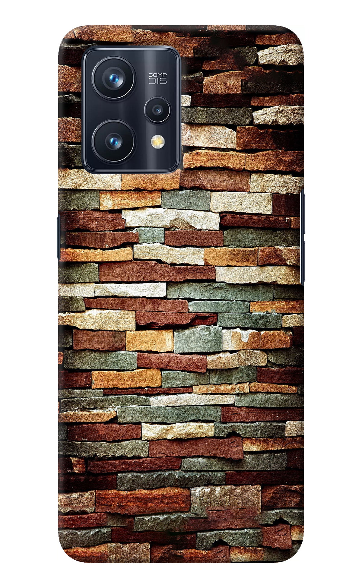 Bricks Pattern Realme 9 Pro+ 5G Back Cover