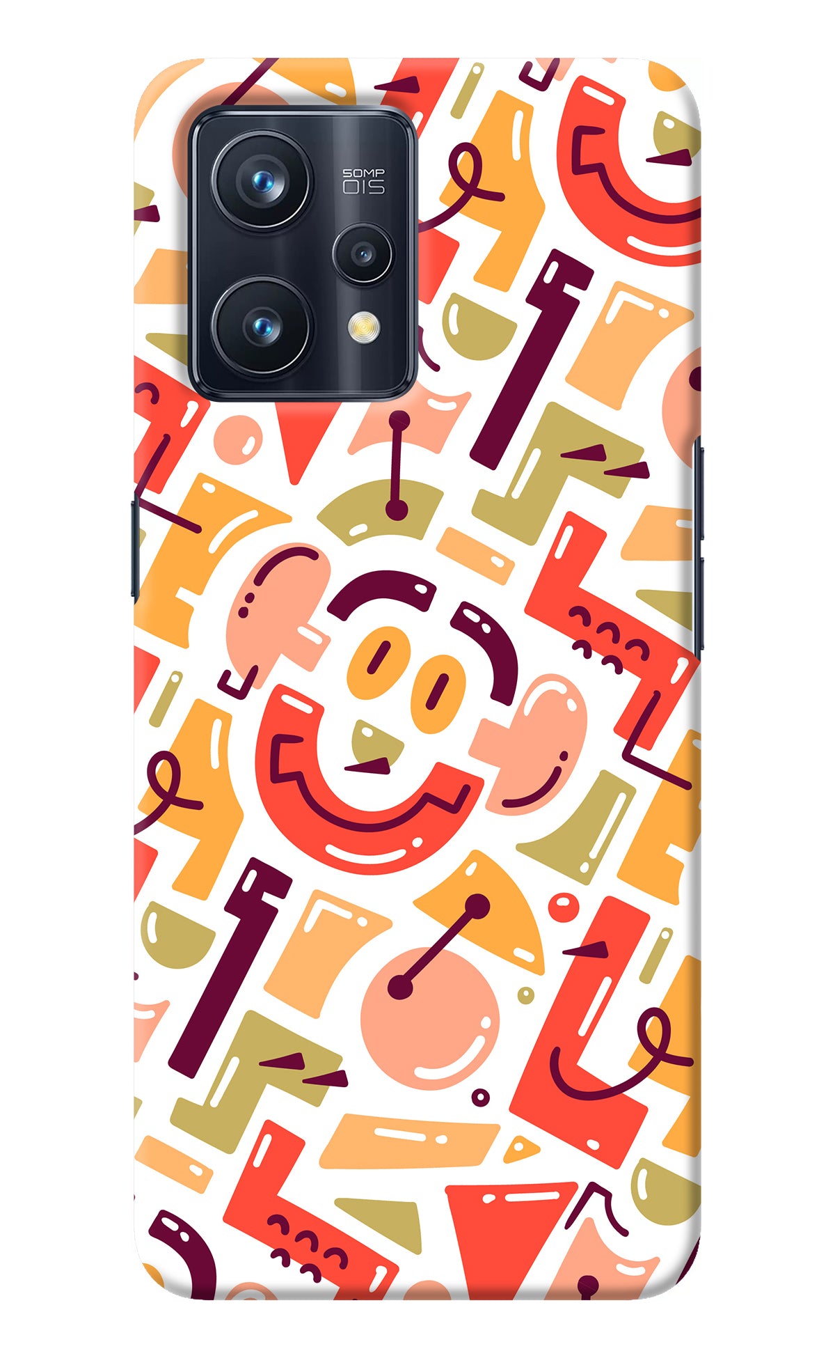 Doodle Pattern Realme 9 Pro+ 5G Back Cover