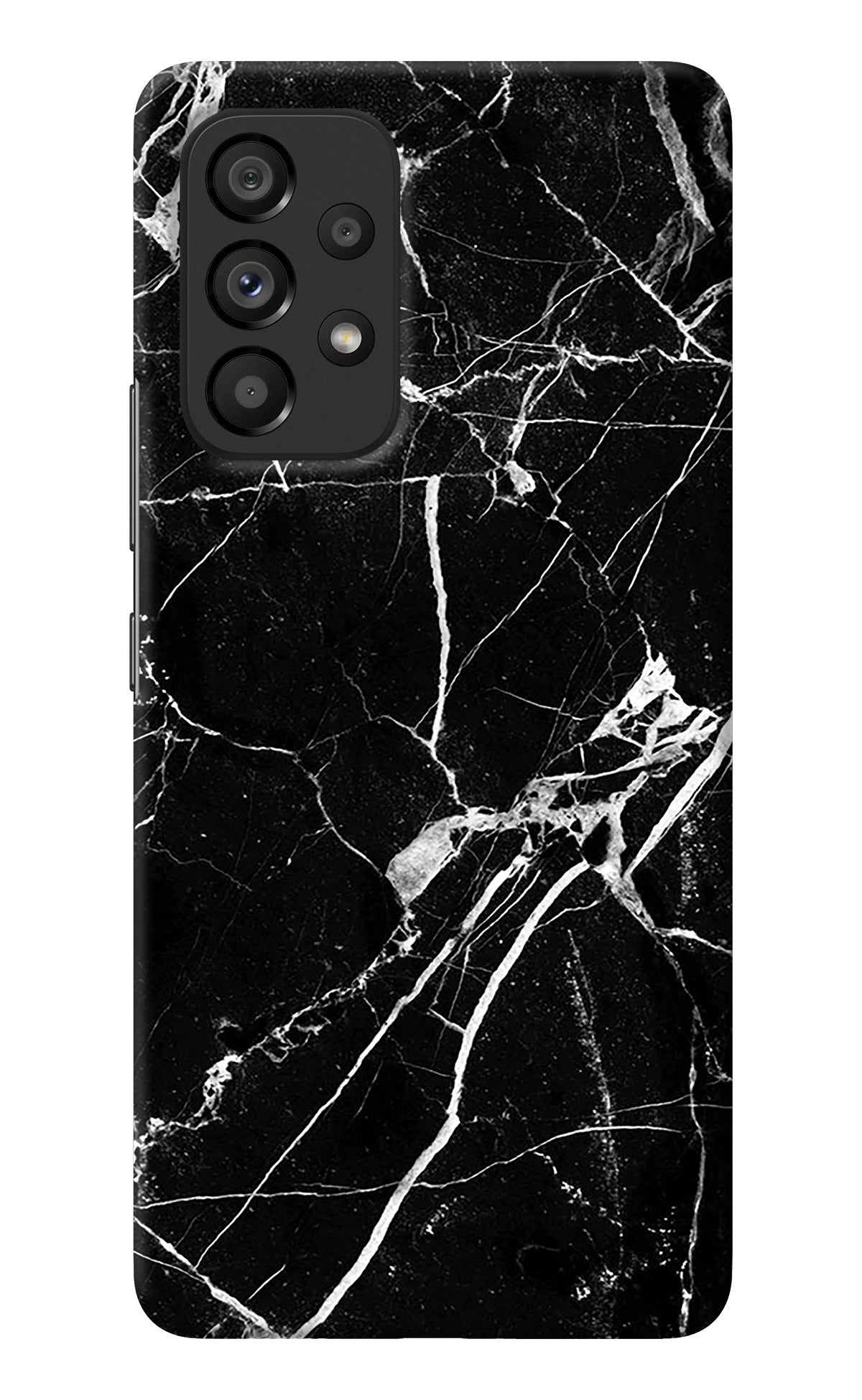 Black Marble Pattern Samsung A53 5G Back Cover