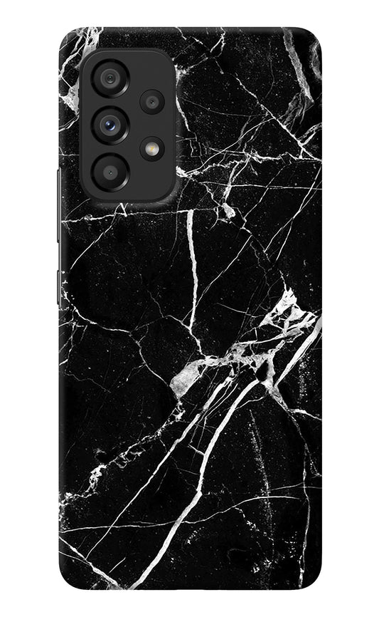 Black Marble Pattern Samsung A53 5G Back Cover