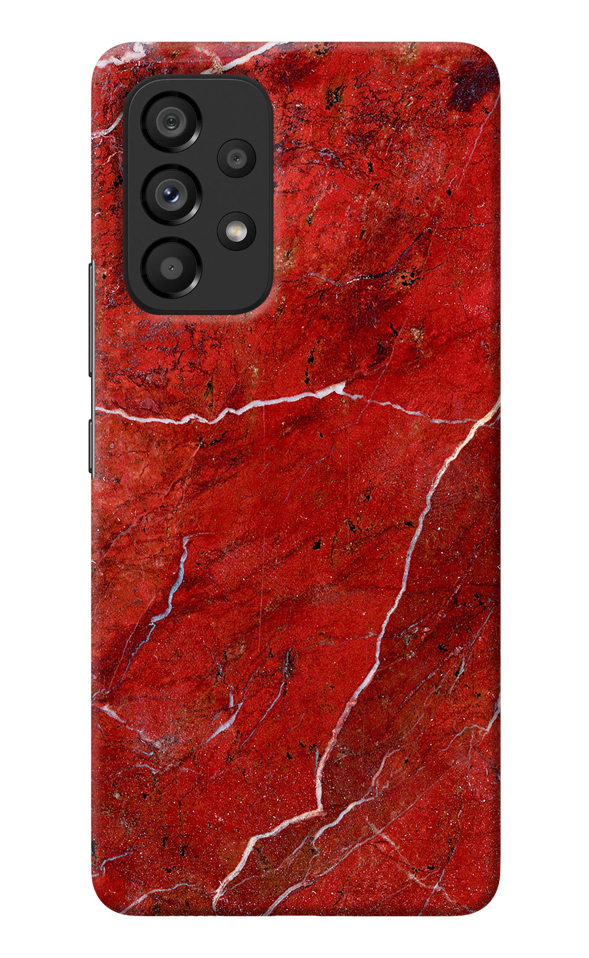 Red Marble Design Samsung A53 5G Back Cover