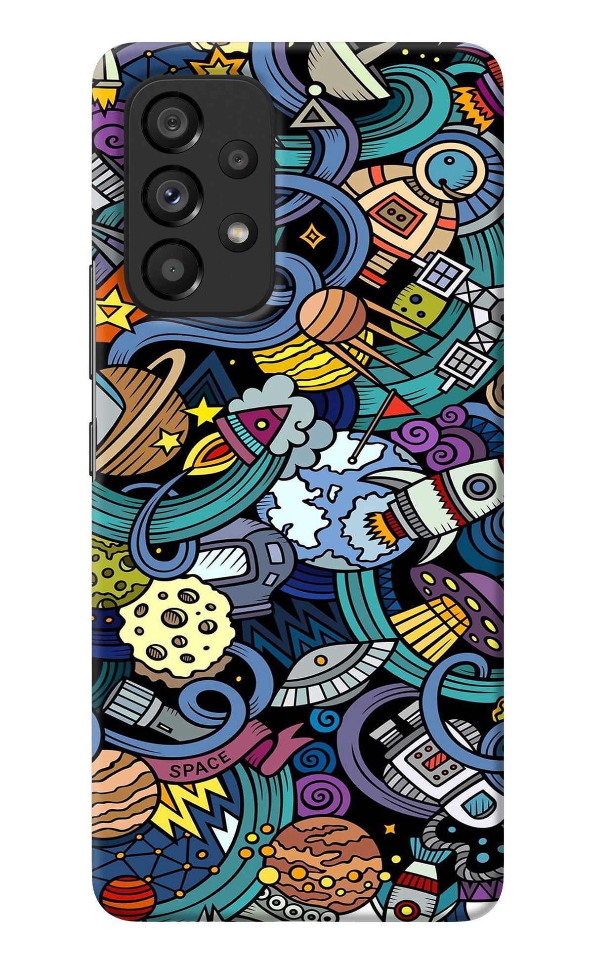 Space Abstract Samsung A53 5G Back Cover