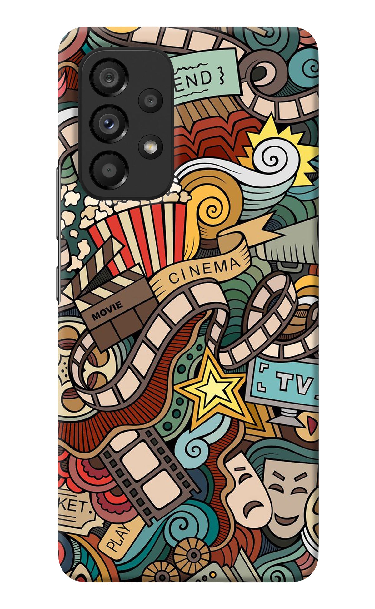 Cinema Abstract Samsung A53 5G Back Cover