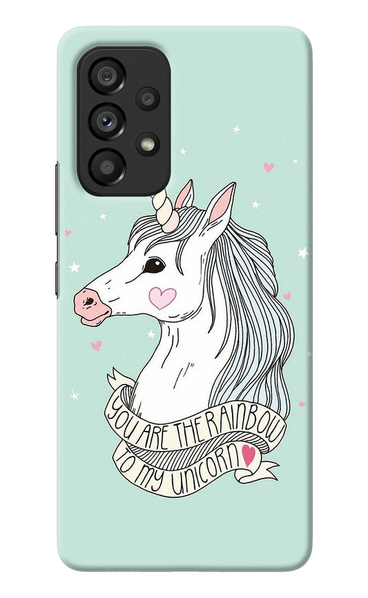 Unicorn Wallpaper Samsung A53 5G Back Cover