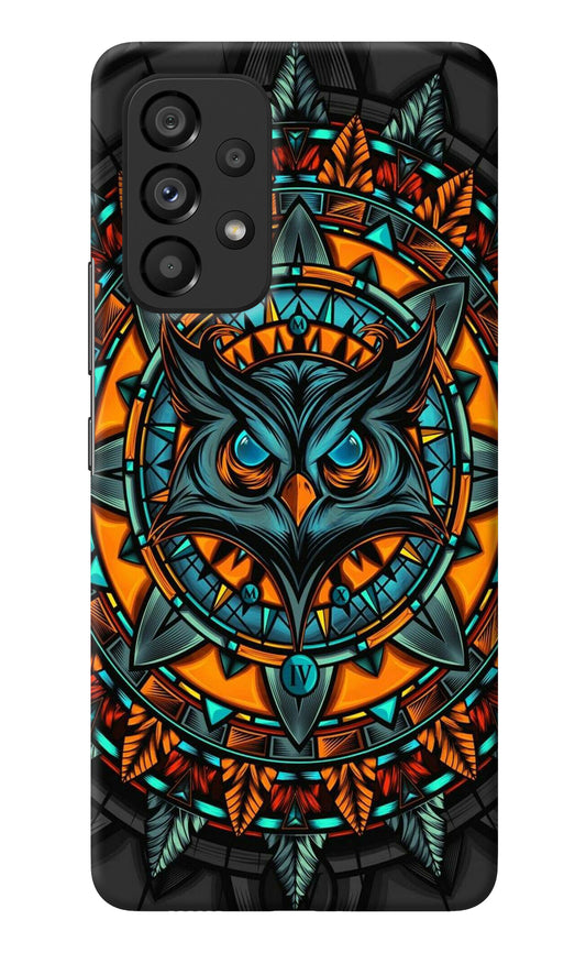 Angry Owl Art Samsung A53 5G Back Cover