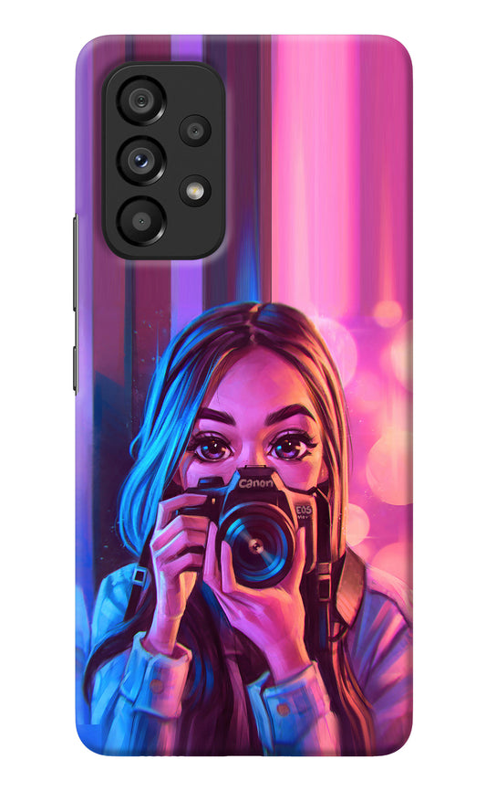 Girl Photographer Samsung A53 5G Back Cover