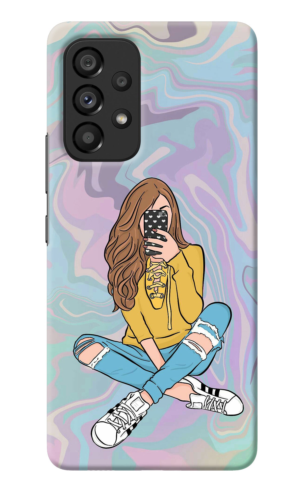 Selfie Girl Samsung A53 5G Back Cover