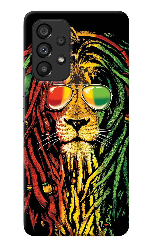 Rasta Lion Samsung A53 5G Back Cover