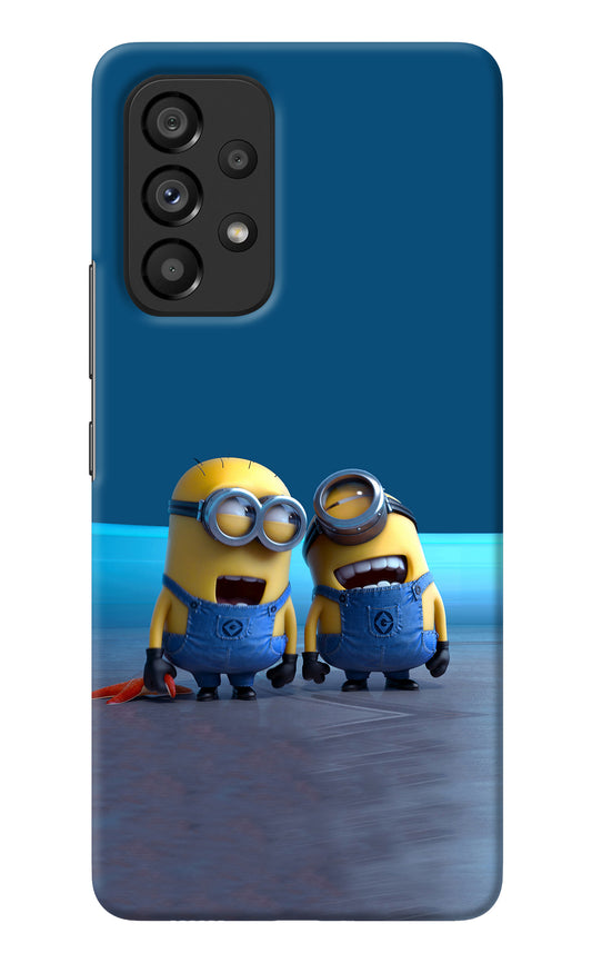 Minion Laughing Samsung A53 5G Back Cover
