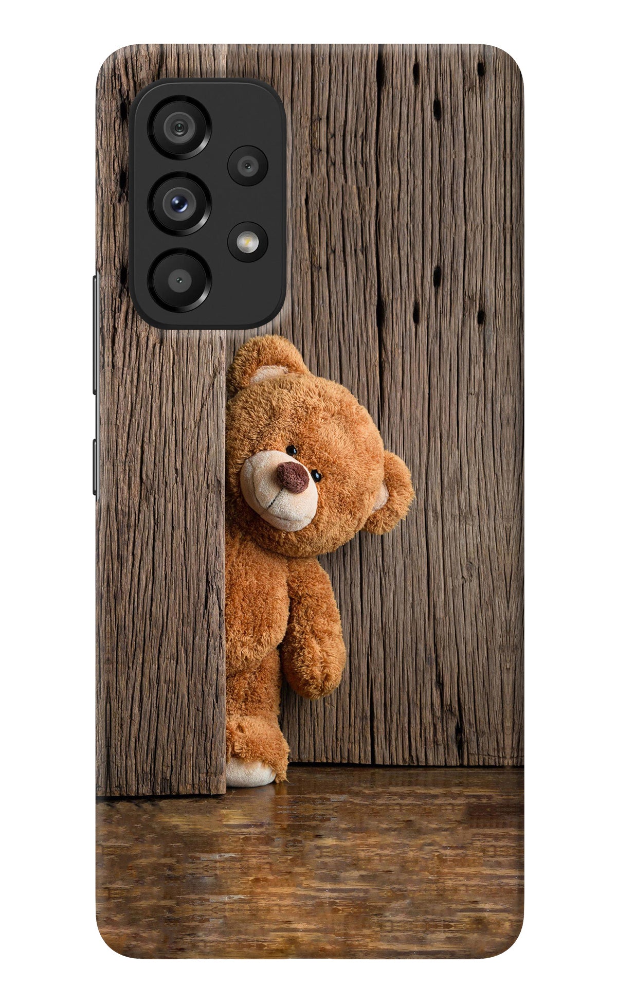 Teddy Wooden Samsung A53 5G Back Cover