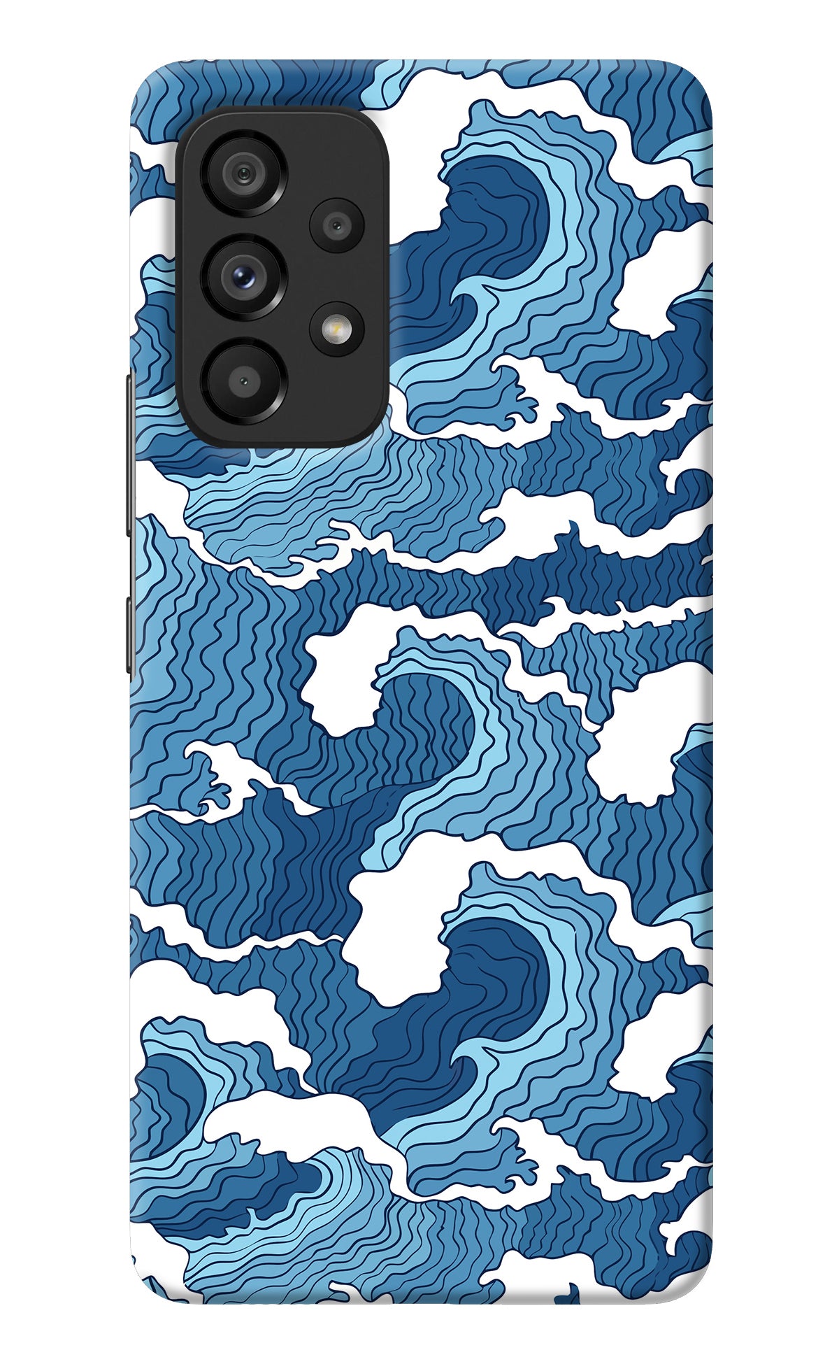 Blue Waves Samsung A53 5G Back Cover