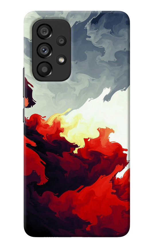 Fire Cloud Samsung A53 5G Back Cover