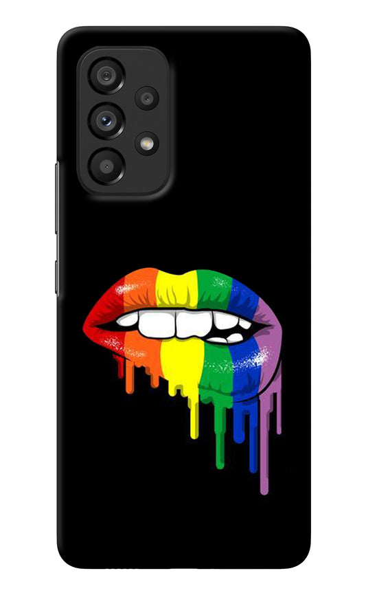 Lips Biting Samsung A53 5G Back Cover