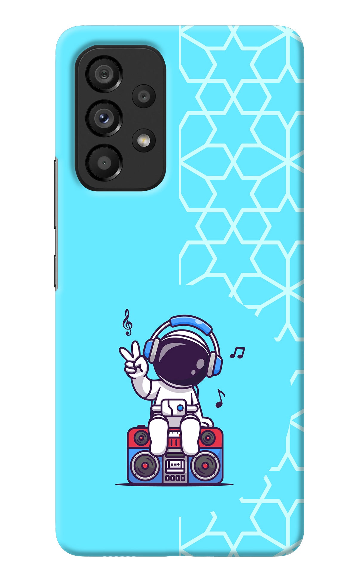 Cute Astronaut Chilling Samsung A53 5G Back Cover