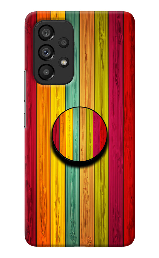 Multicolor Wooden Samsung A53 5G Pop Case