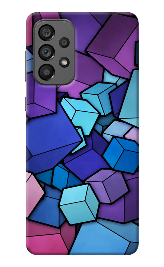 Cubic Abstract Samsung A73 5G Back Cover