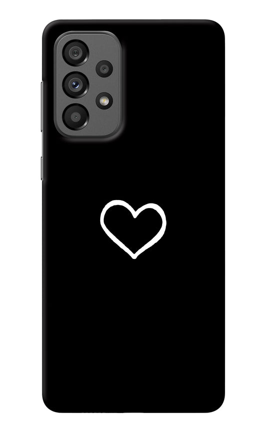 Heart Samsung A73 5G Back Cover