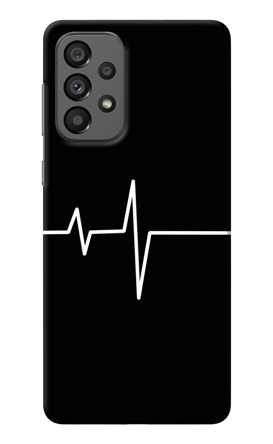 Heart Beats Samsung A73 5G Back Cover