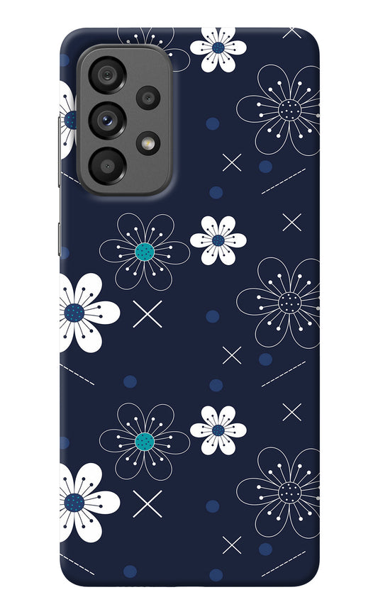 Flowers Samsung A73 5G Back Cover