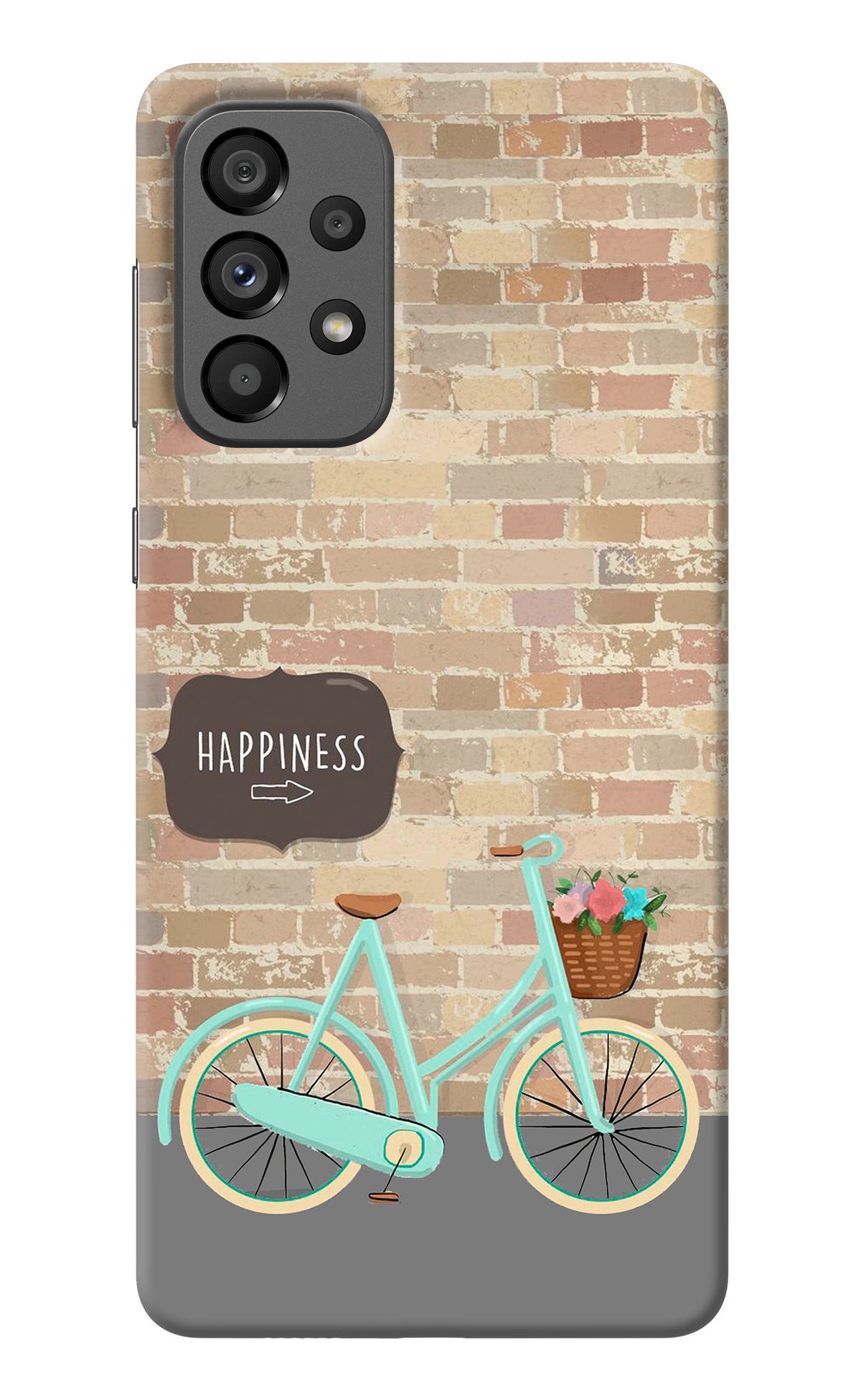 Happiness Artwork Samsung A73 5G Back Cover