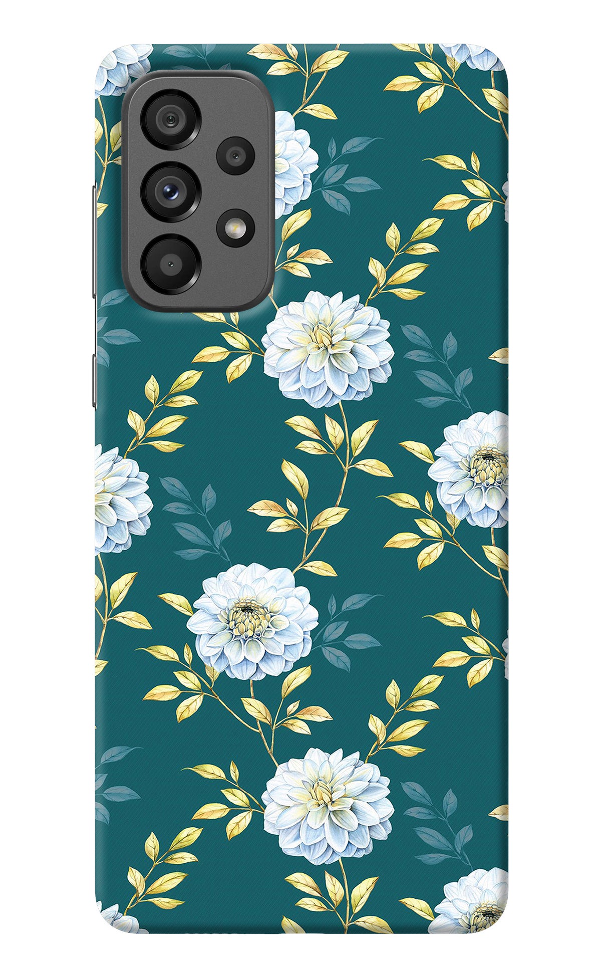 Flowers Samsung A73 5G Back Cover