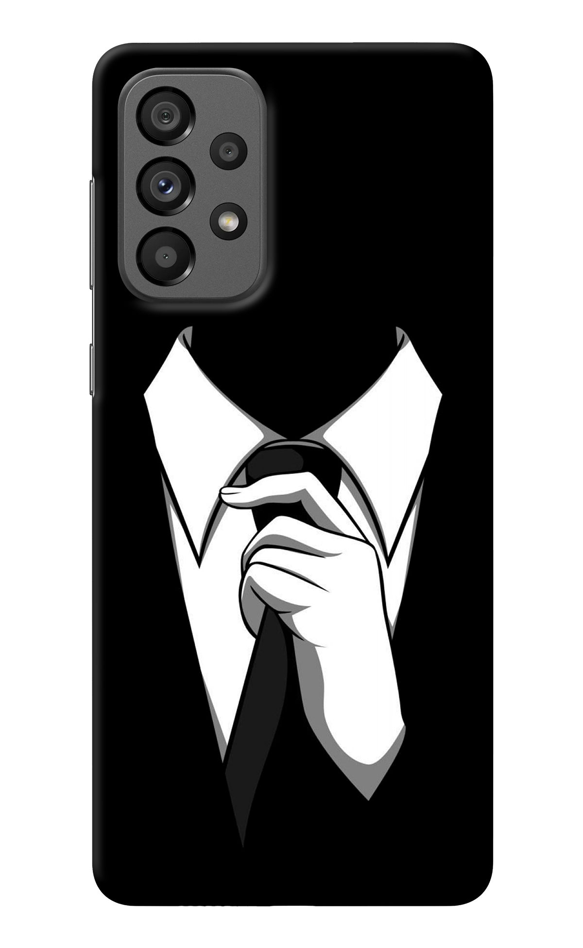 Black Tie Samsung A73 5G Back Cover