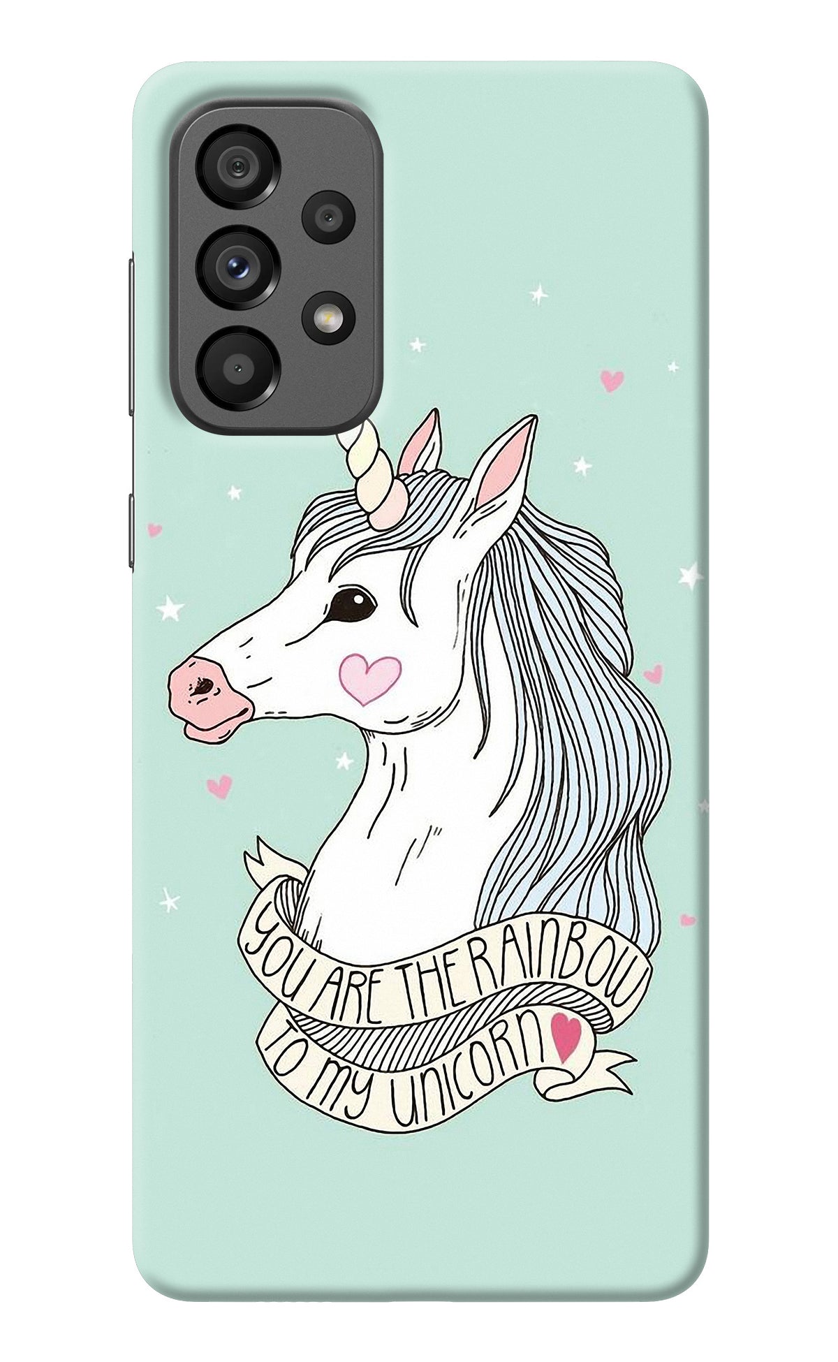 Unicorn Wallpaper Samsung A73 5G Back Cover