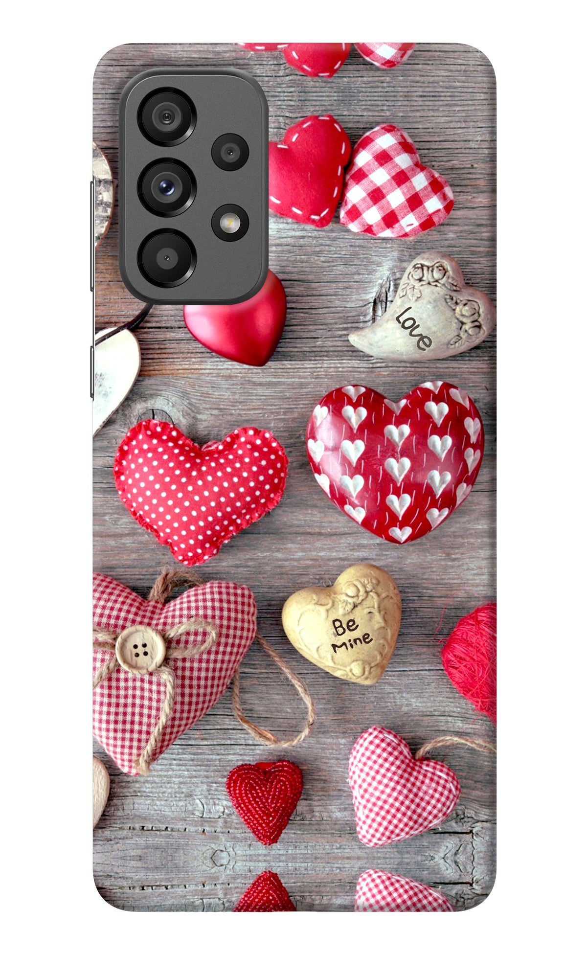 Love Wallpaper Samsung A73 5G Back Cover