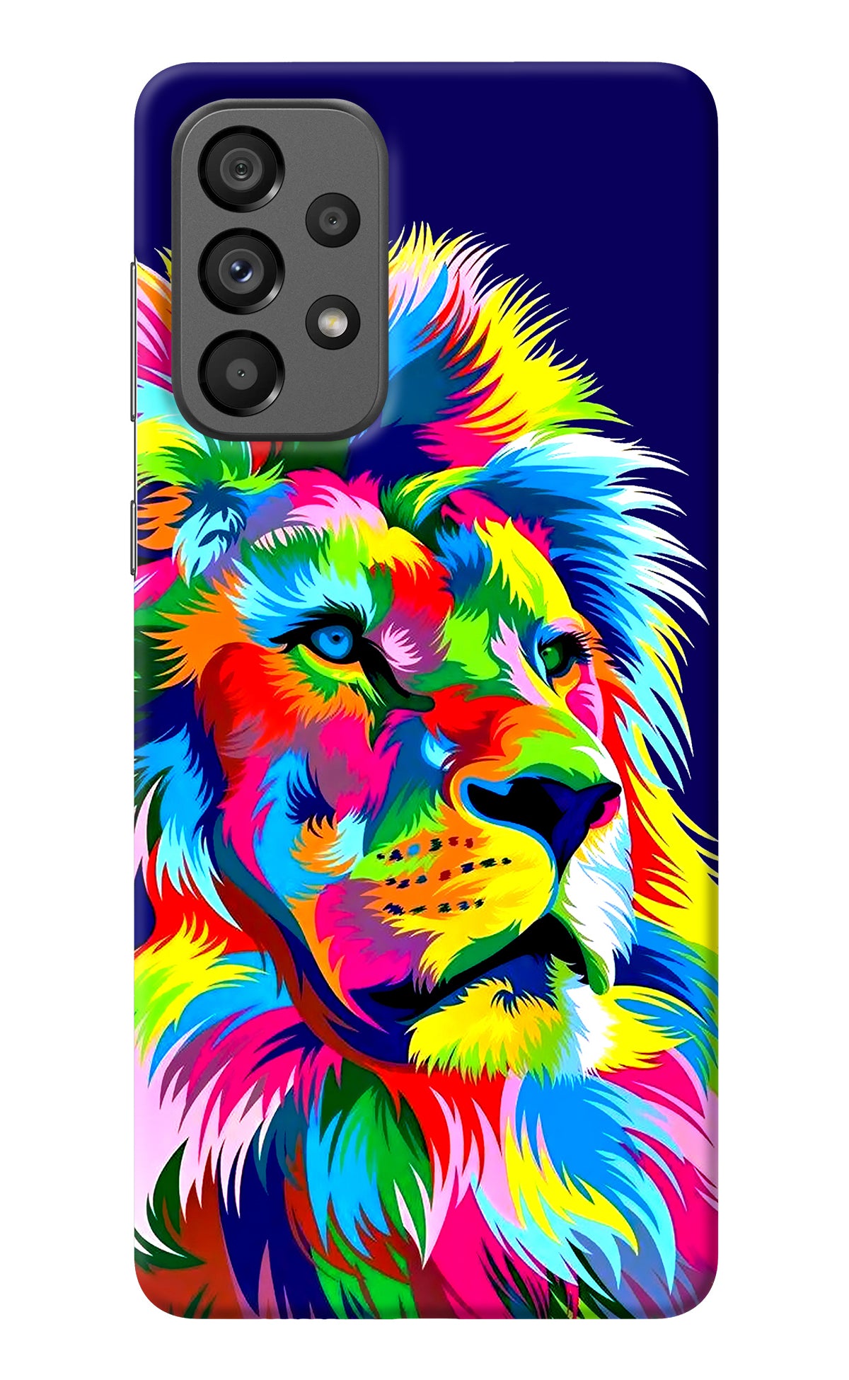 Vector Art Lion Samsung A73 5G Back Cover