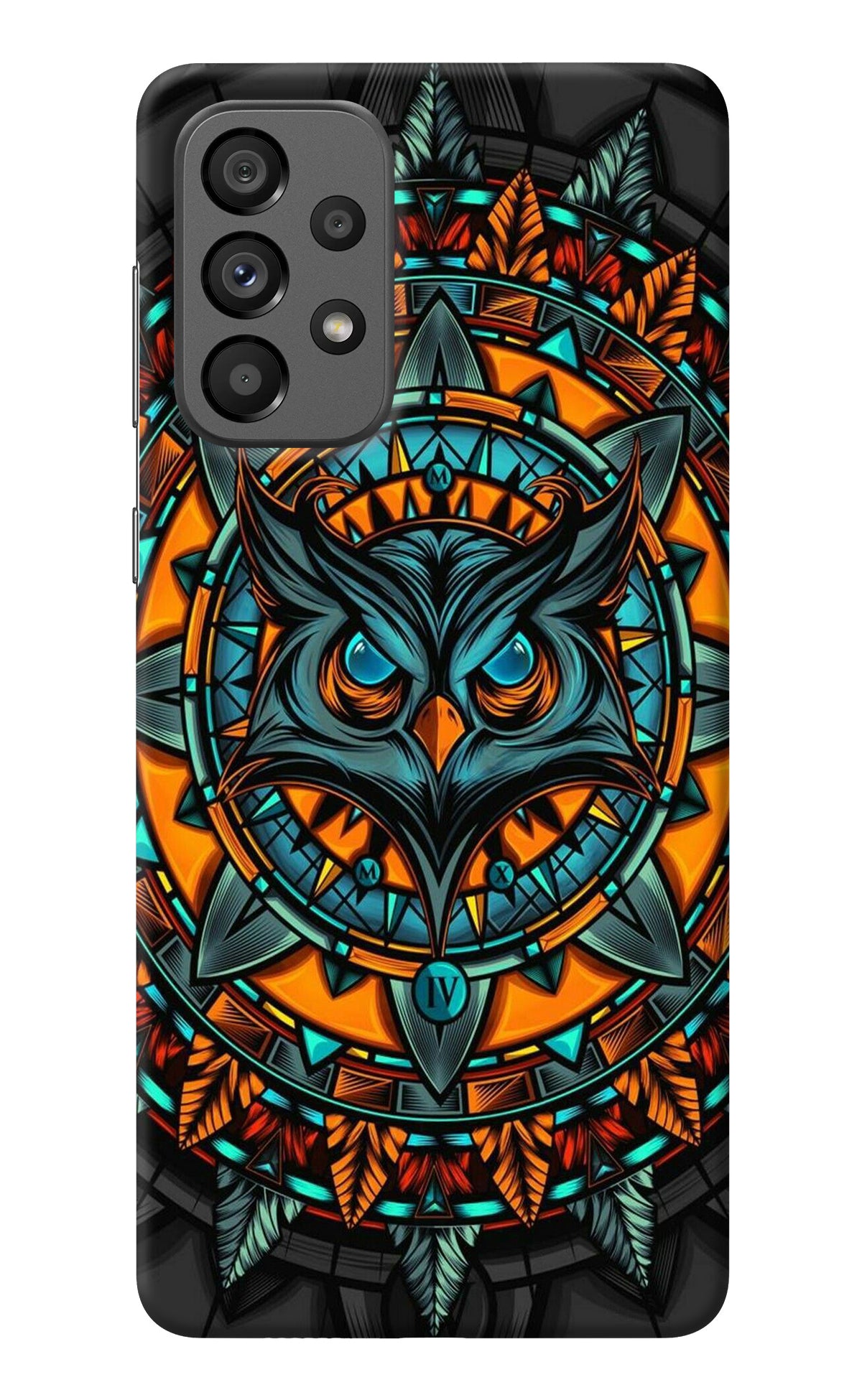 Angry Owl Art Samsung A73 5G Back Cover