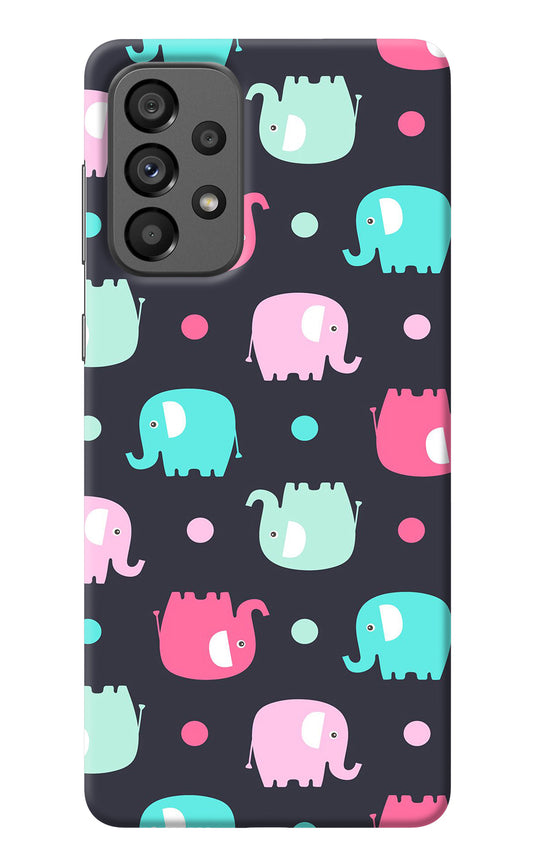 Elephants Samsung A73 5G Back Cover