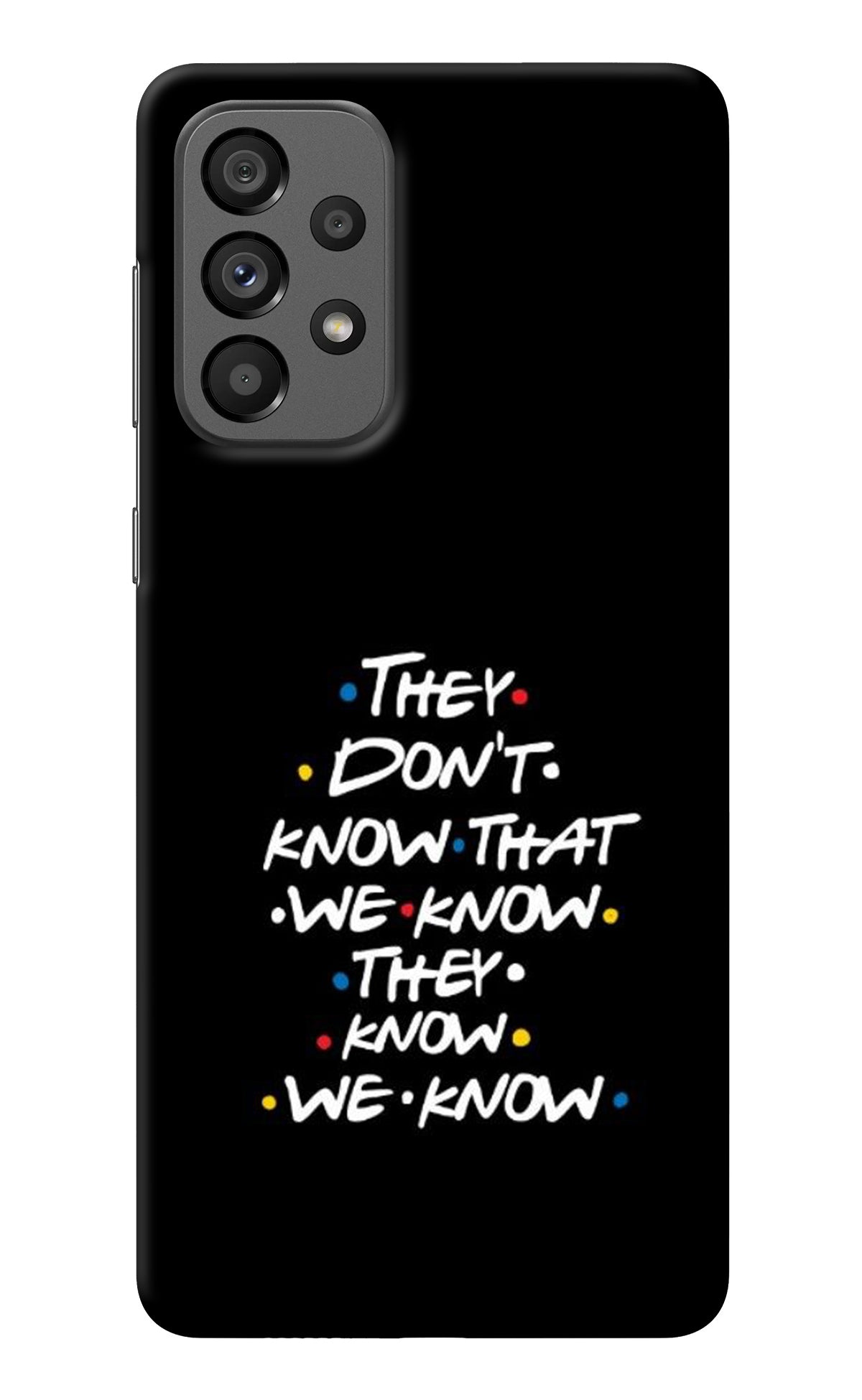 FRIENDS Dialogue Samsung A73 5G Back Cover